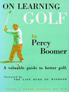 Cover image for On Learning Golf